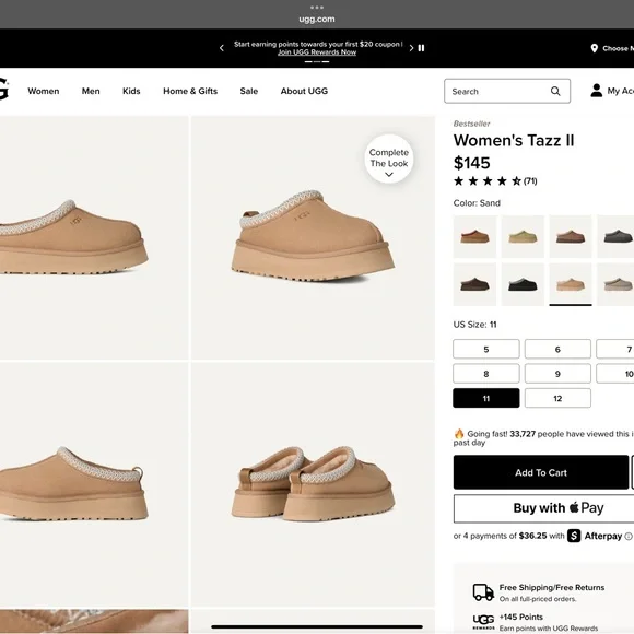 UGG Sand Tazz II Slip-On Shoes - Picture 5 of 7